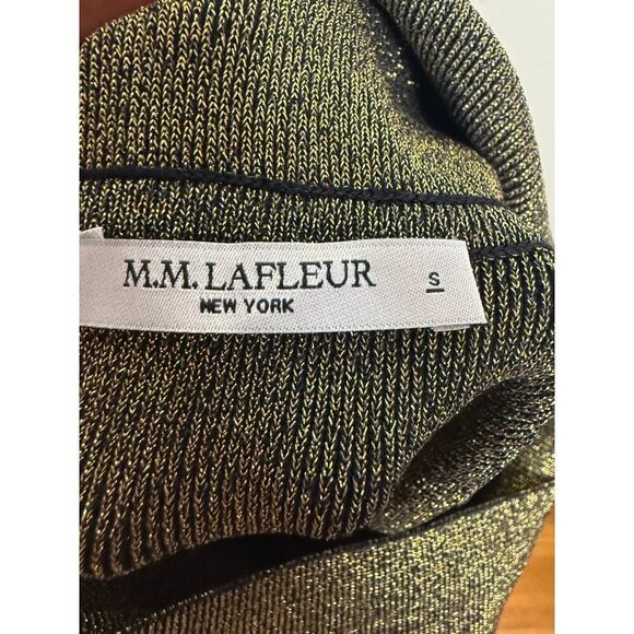 M.M. Lafleur The Harlem Skirt - Gold Knit NWT Sz. S - Picture 6 of 6